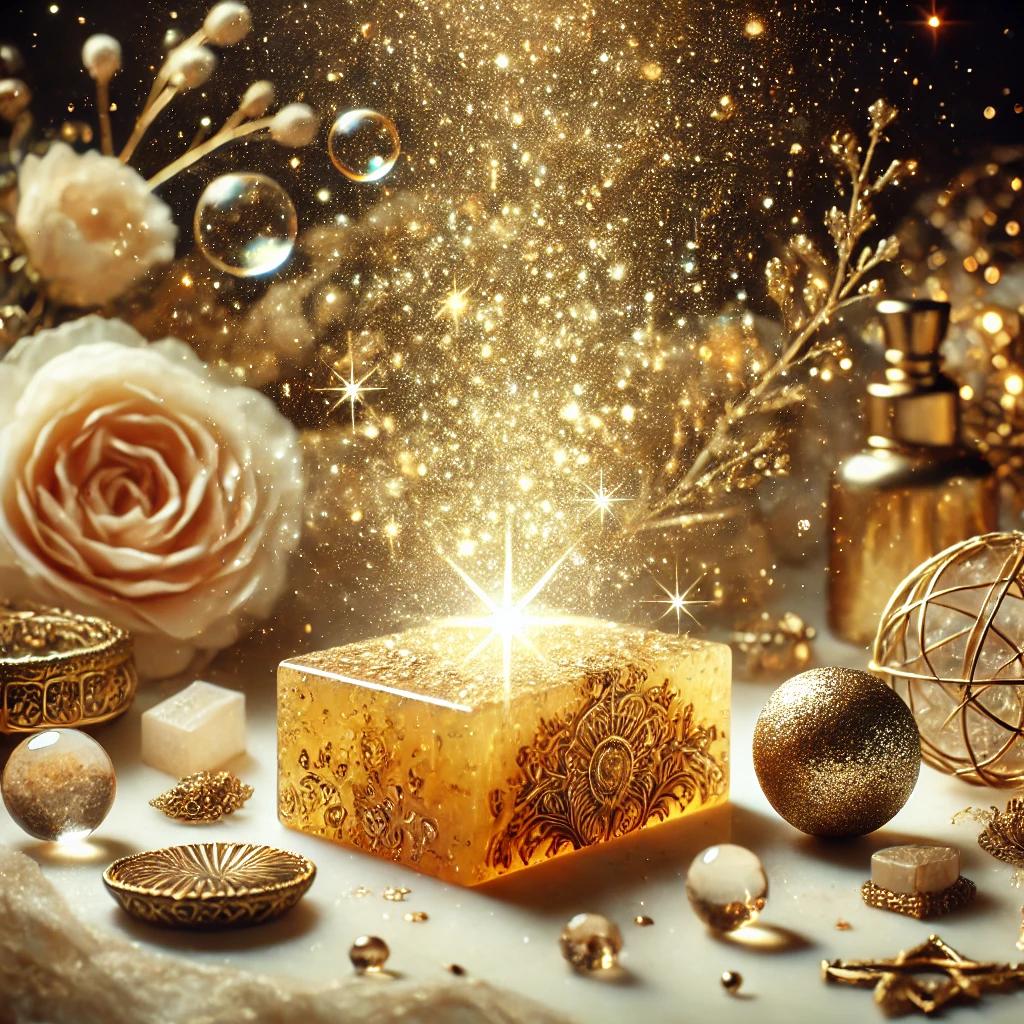 Jabon Mistico de Champaña Baño de celebración, abundancia y gozo elevado